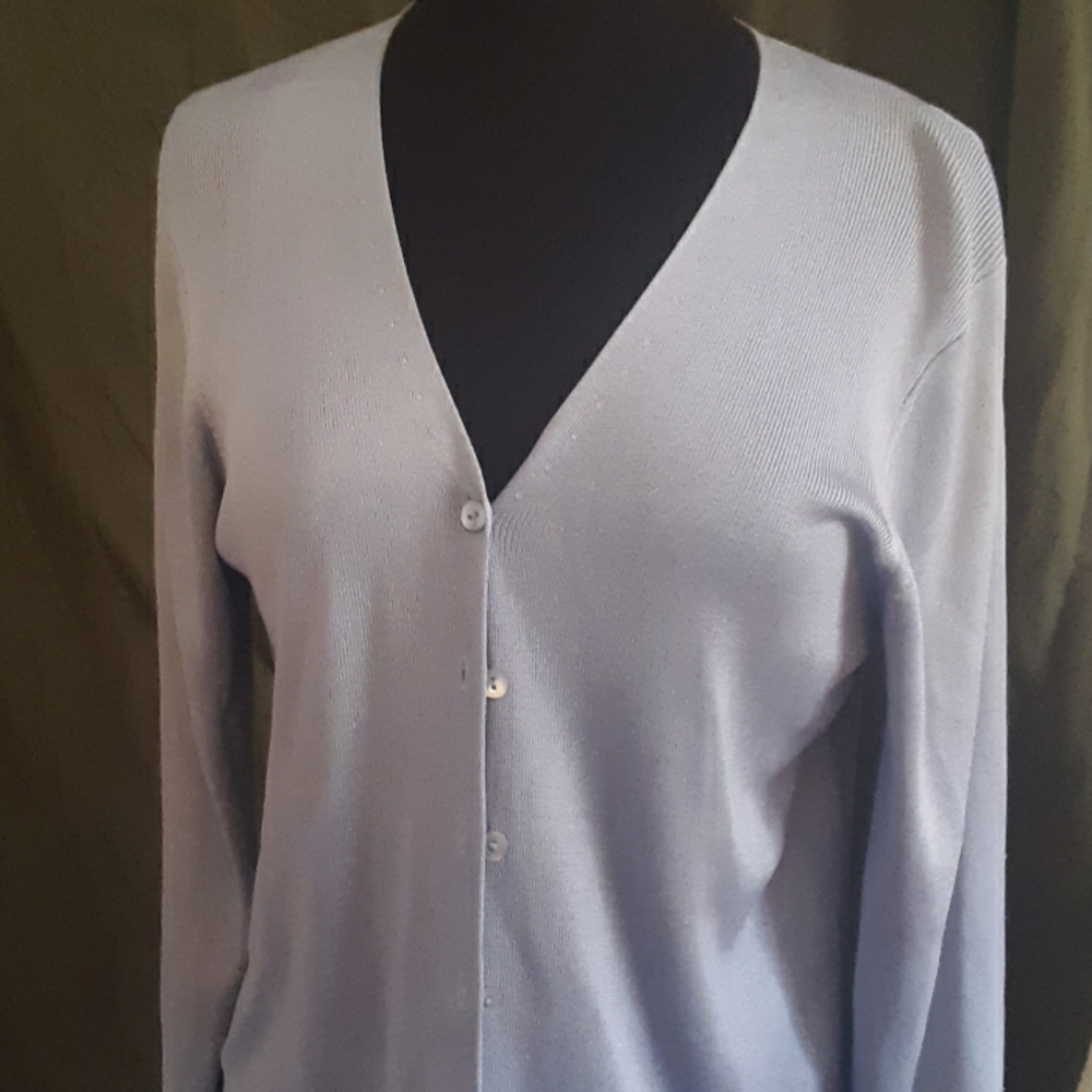 Blue Cardigan